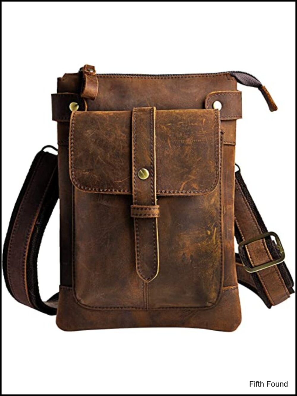 Genuine Leather Fanny Pack Messenger Bag Waist Shoulder Satchel